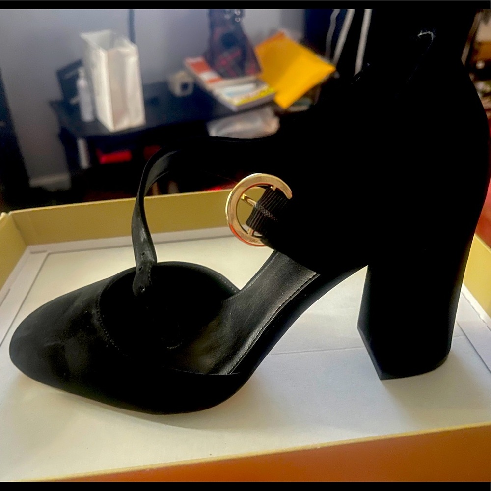 Black suede Michael kors shoes